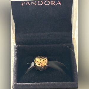 Pandora 14k Gold Textured Openwork Charm
